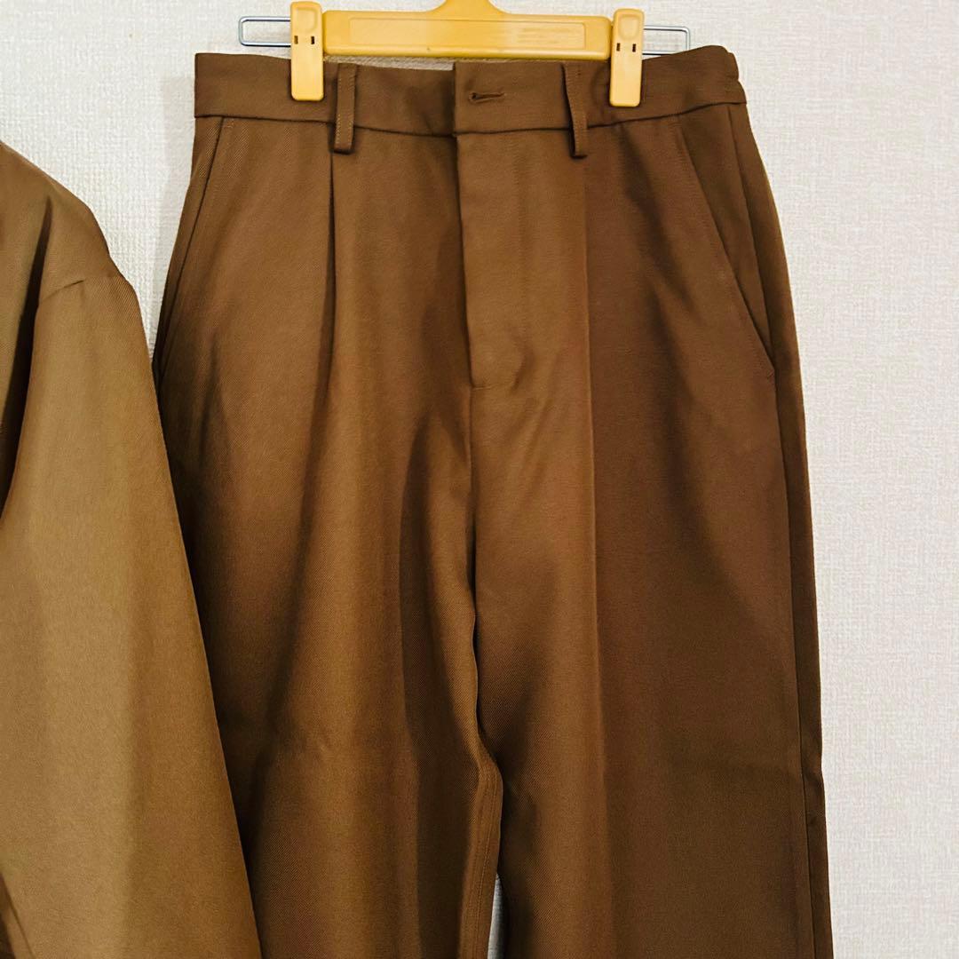 【未使用品】CavariA キャバリア セットアップ　スーツ　ブラウン　44