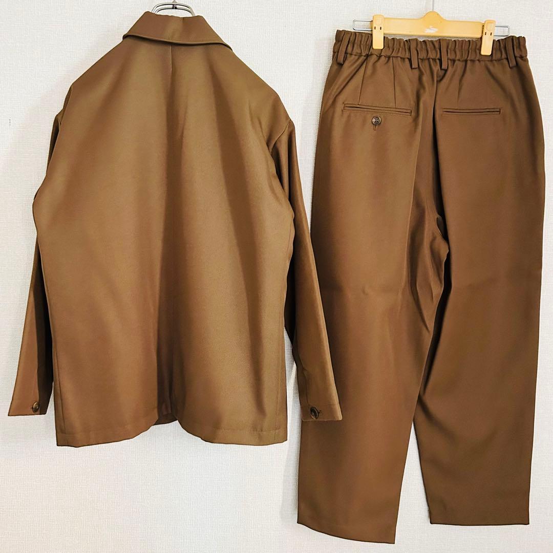 【未使用品】CavariA キャバリア セットアップ　スーツ　ブラウン　44
