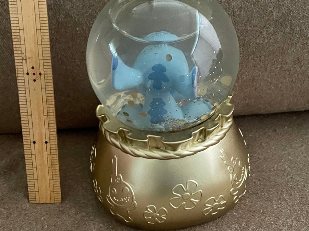 スティッチ ソープスタジオ　ゴールド　金貨　スノードーム　スノーグローブ