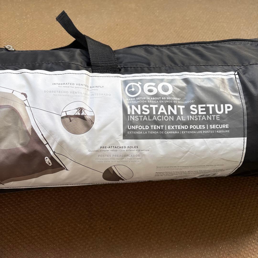 Coleman　インスタント　テント　6人用　ワンタッチ　1分設置可能