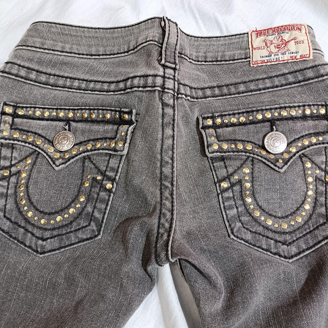 TRUE RELIGION y2k デニム アメリカ製27　ローライズスキニー