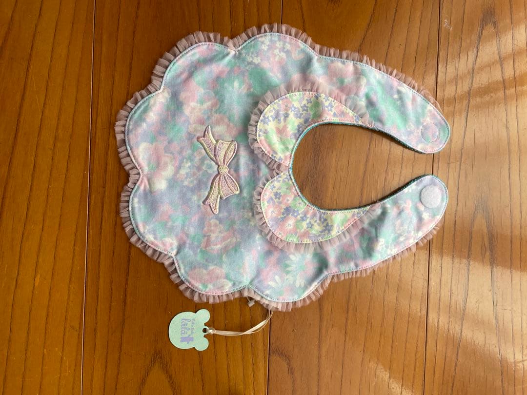 ♪fafa BEATRISSA ワンピース 80レインボーフラワーとスタイセット