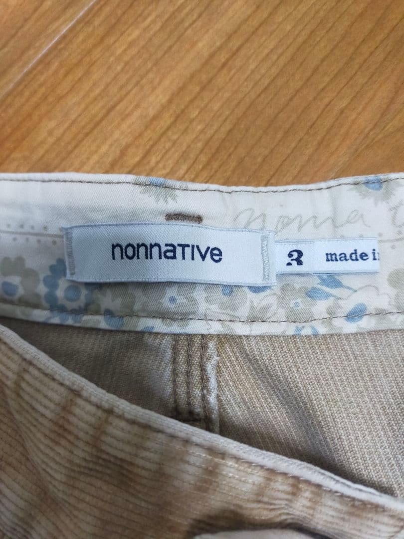 nonnative コーデュロイパンツ