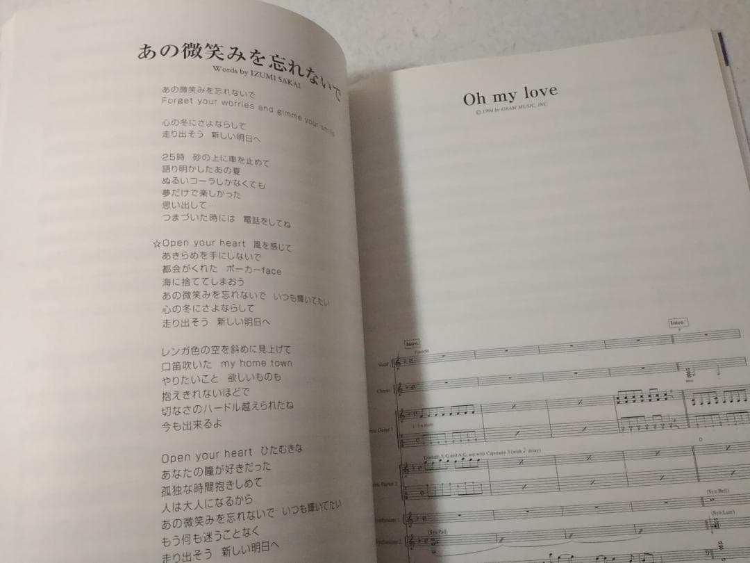 バンドスコア ZARD BLEND Official Band Score 楽譜