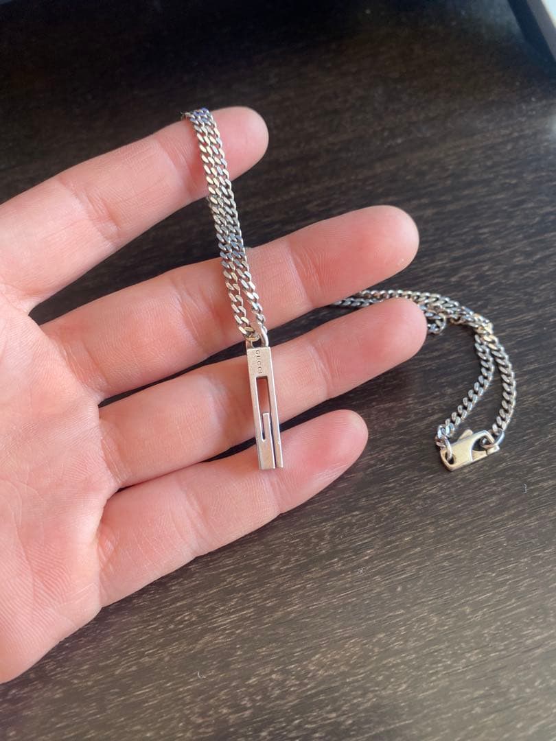 GUCCI グッチ　ペンダントネックレス スモールG