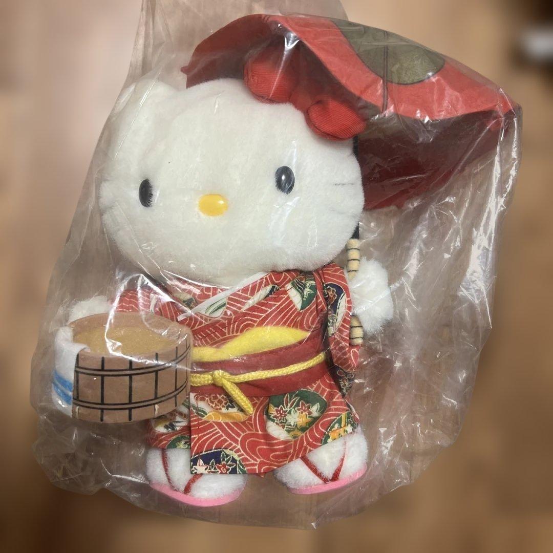 超激レアハローキティ 桶　しゃもじ