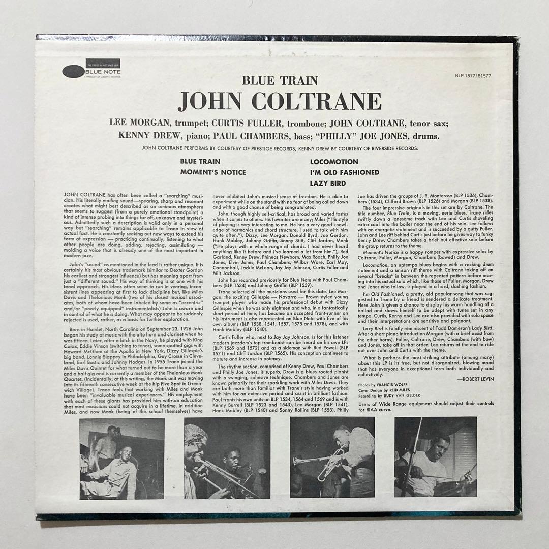 鬼レア US盤 レコード John Coltrane Blue Train