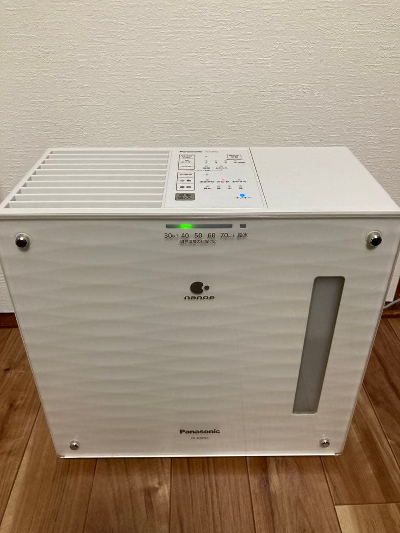 Panasonic 加湿器 ホワイト✴︎状態良いです！新品フィルター付き