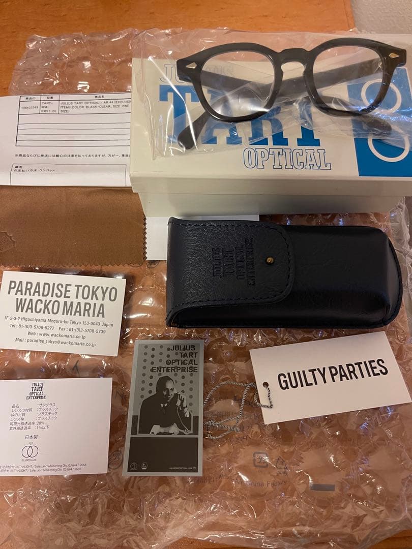 WACKOMARIA × JULIUS TART OPTICAL コラボ 第一弾