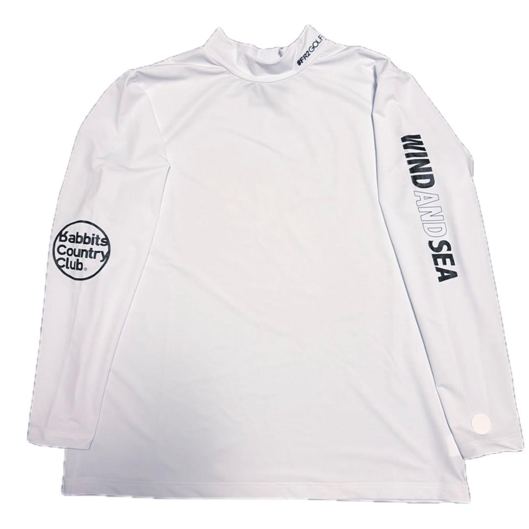 WIND AND SEA × #FR2GOLF モックネック 白　2XL