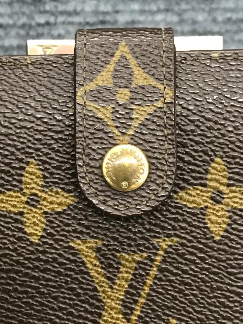 LOUIS VUITTON　二つ折り財布　がま口　モノグラム　328