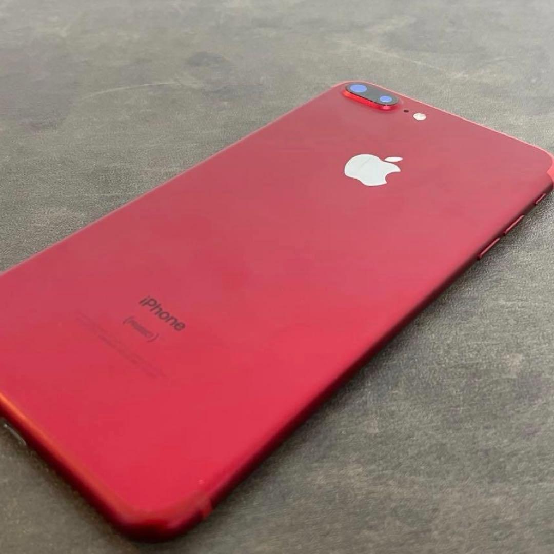 Phone 7 Plus 256GB RED SIMフリー バッテリー96% 赤