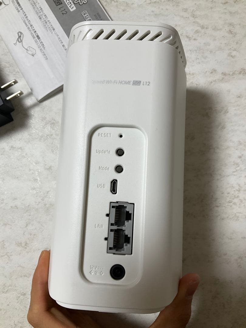 Speed Wi-Fi  5G L12 無線ルーター NAR02
