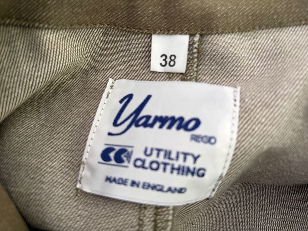 SB31 美品Yarmo ヤーモ コート 綿100％ イギリス製 ユニセックス