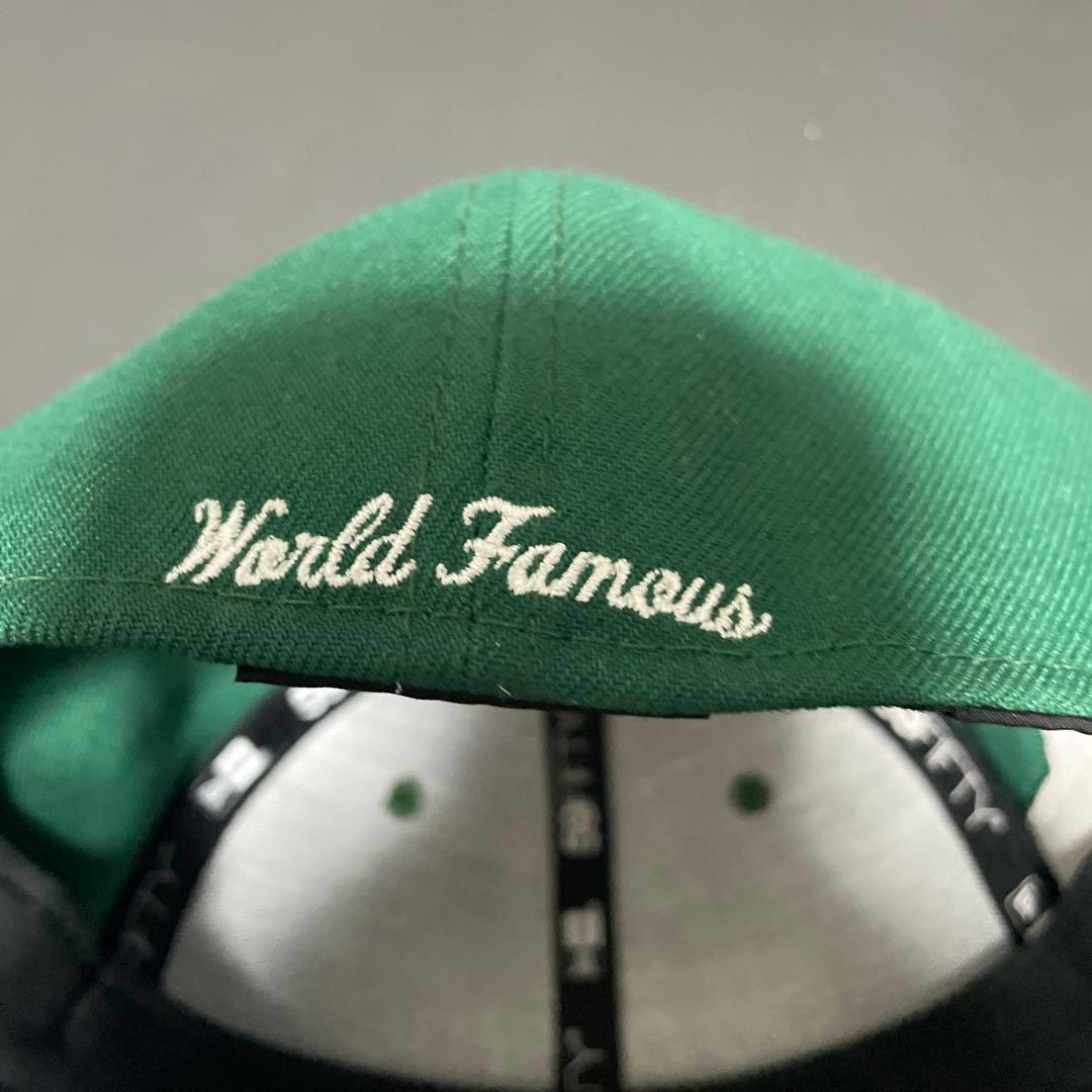 ニューエラSupreme 59FIFTY グリーンキャップ 7 1/4