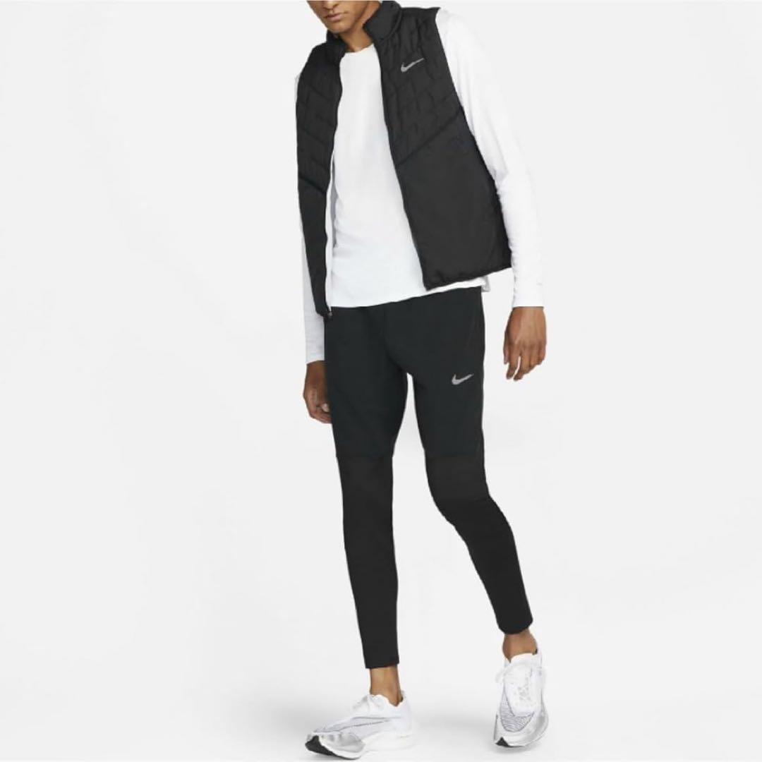 NIKE ランニングウェア ベスト 新品 メンズ アウターナイキM ブラック