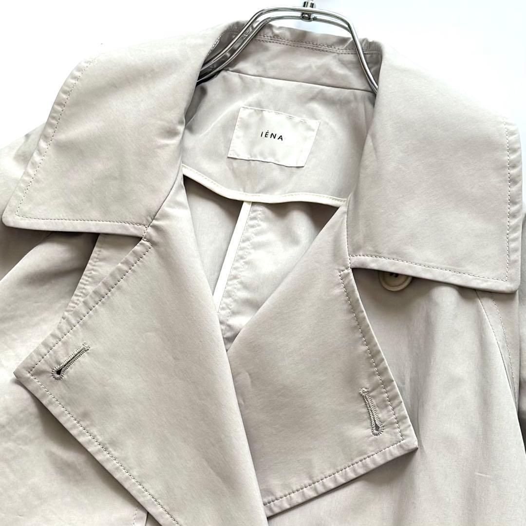【24SS】IENA イエナ PEポプリンオーバートレンチコート ベージュ 38