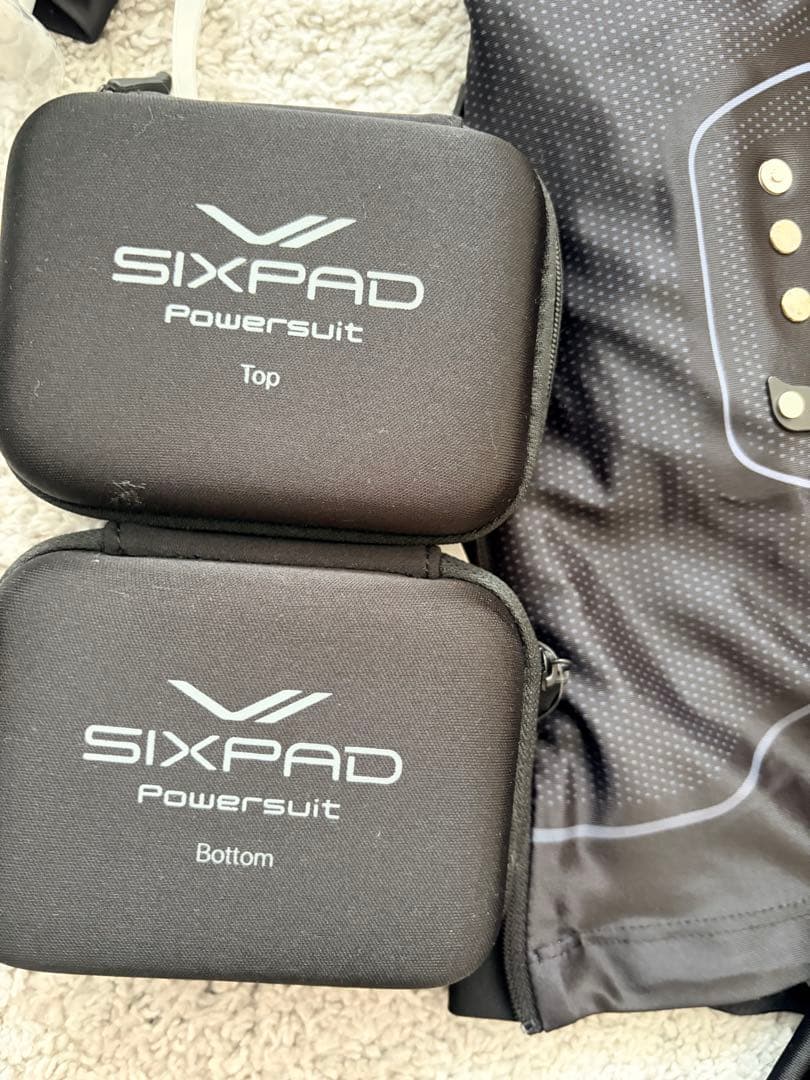 SIXPADパワースーツ トップ＆ボトム　レディースＬ
