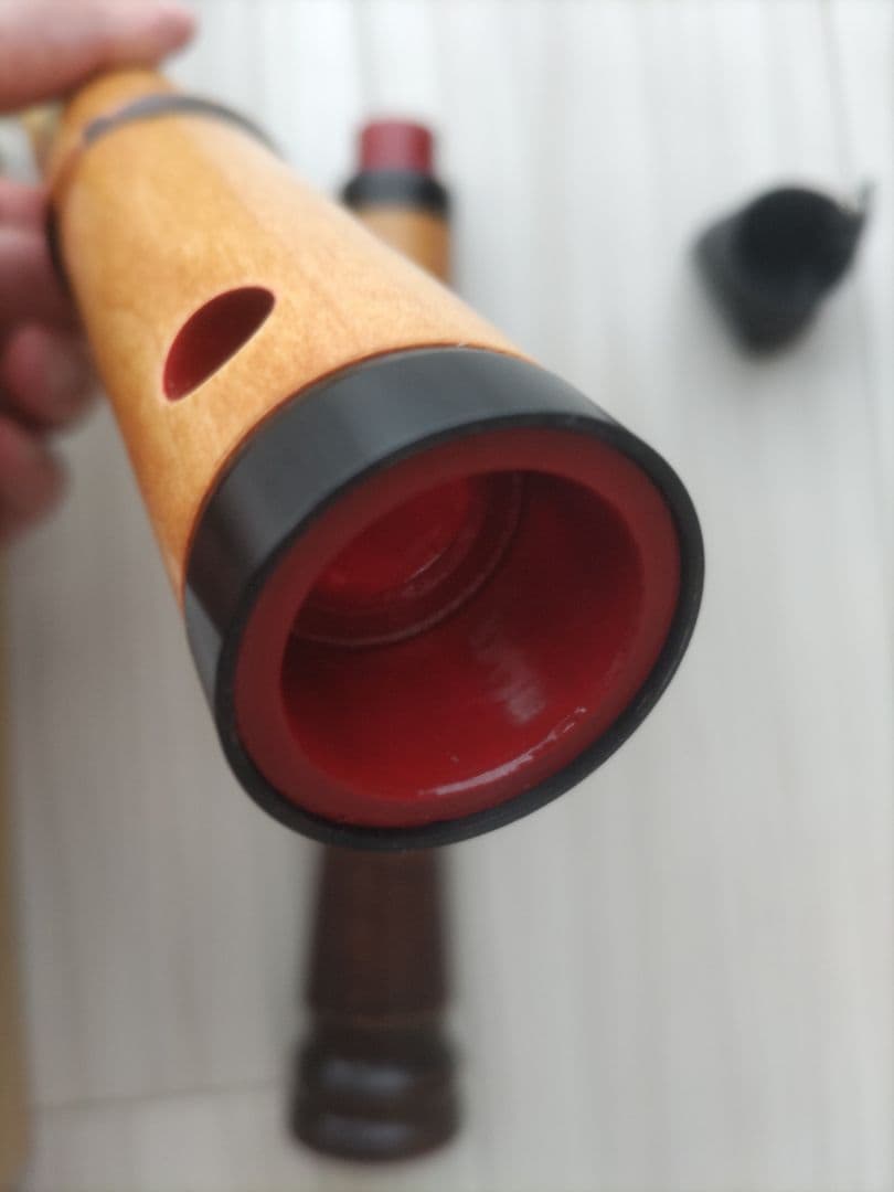 美品！ワダ楽器 琴古流尺八 蝴蝶宝 木製 1.8尺