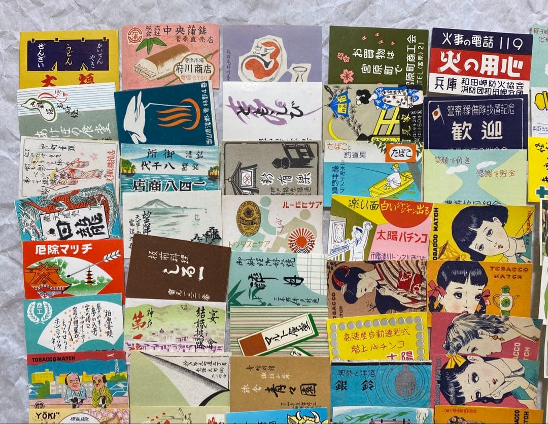 マッチラベル100枚　昭和レトロ　日本戦前戦中戦後