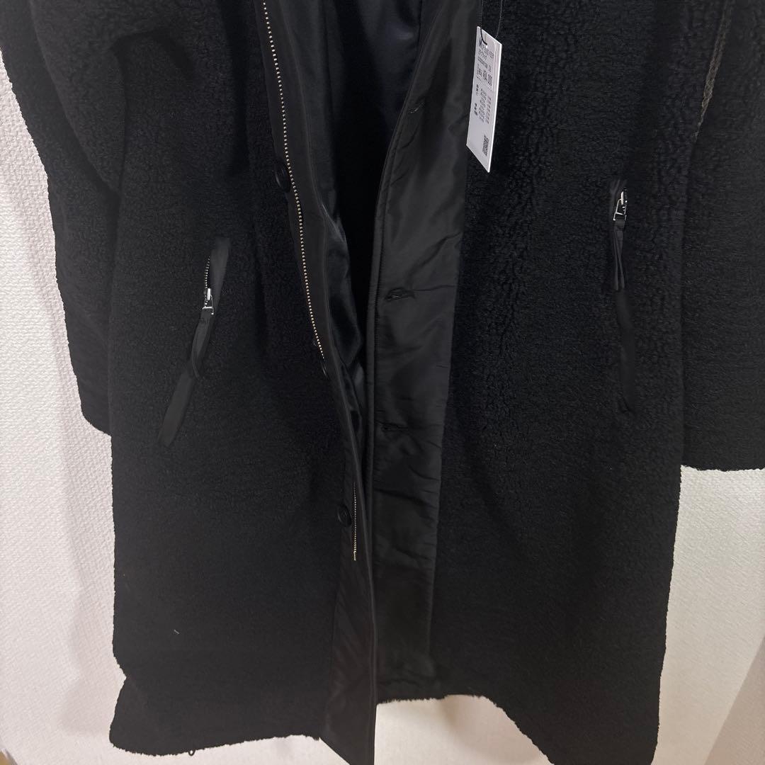 LASUD ボアコート　ブラック　未使用品　サイズ9号　定価34000円タグ付き