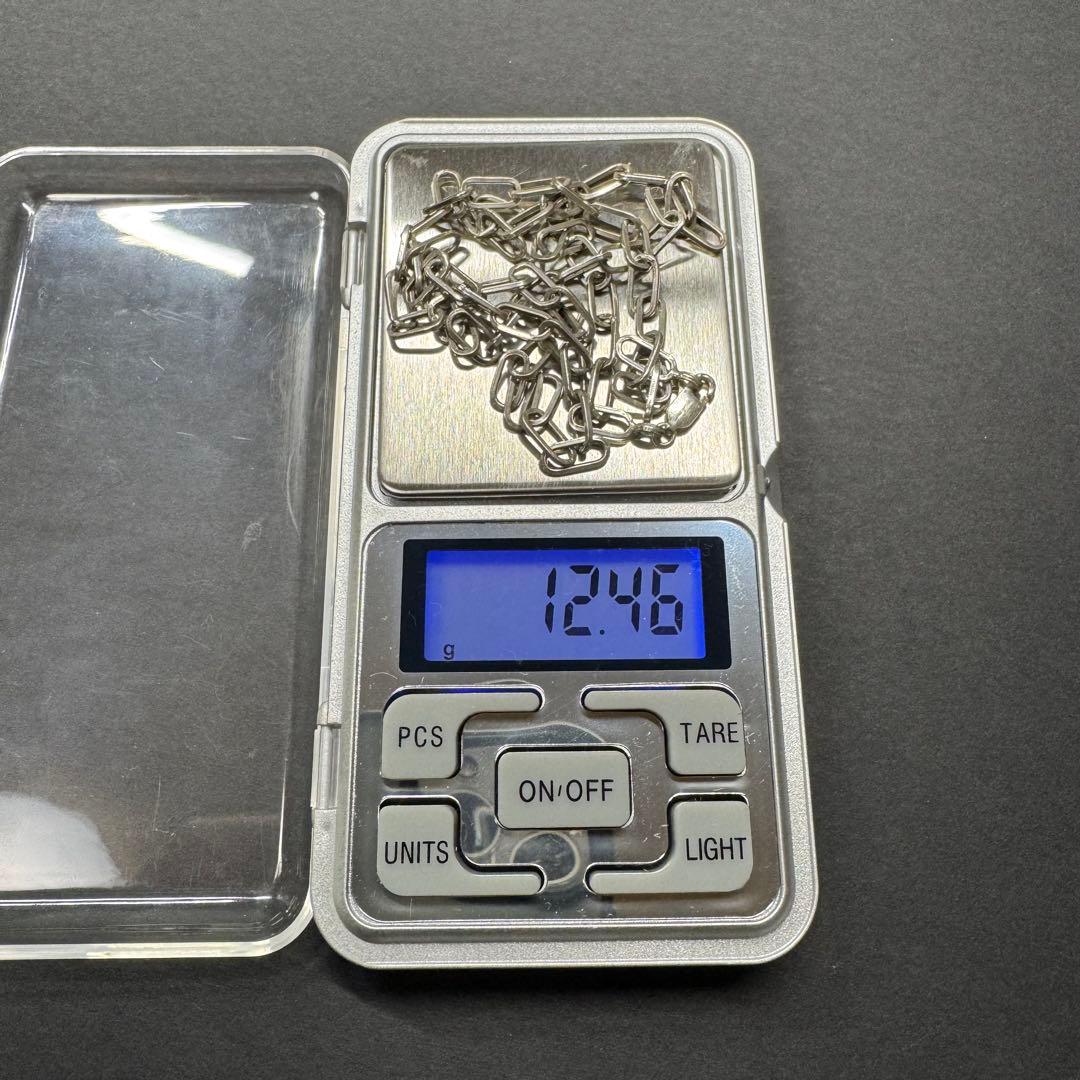 【超太め 52㎝】ナバホチェーンネックレス silver925