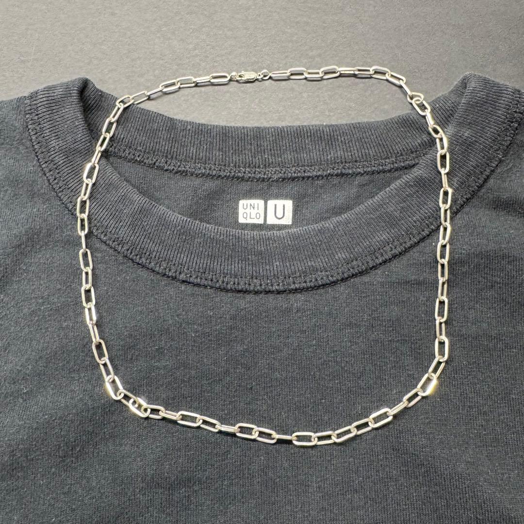 【超太め 52㎝】ナバホチェーンネックレス silver925