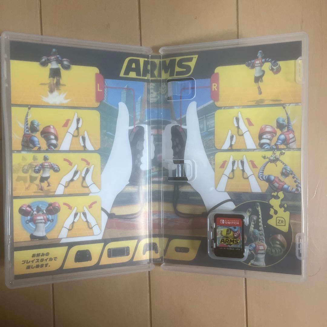 【美品・動作確認済】Switch ポケモン ピカチュウ ARMS 2本セット」