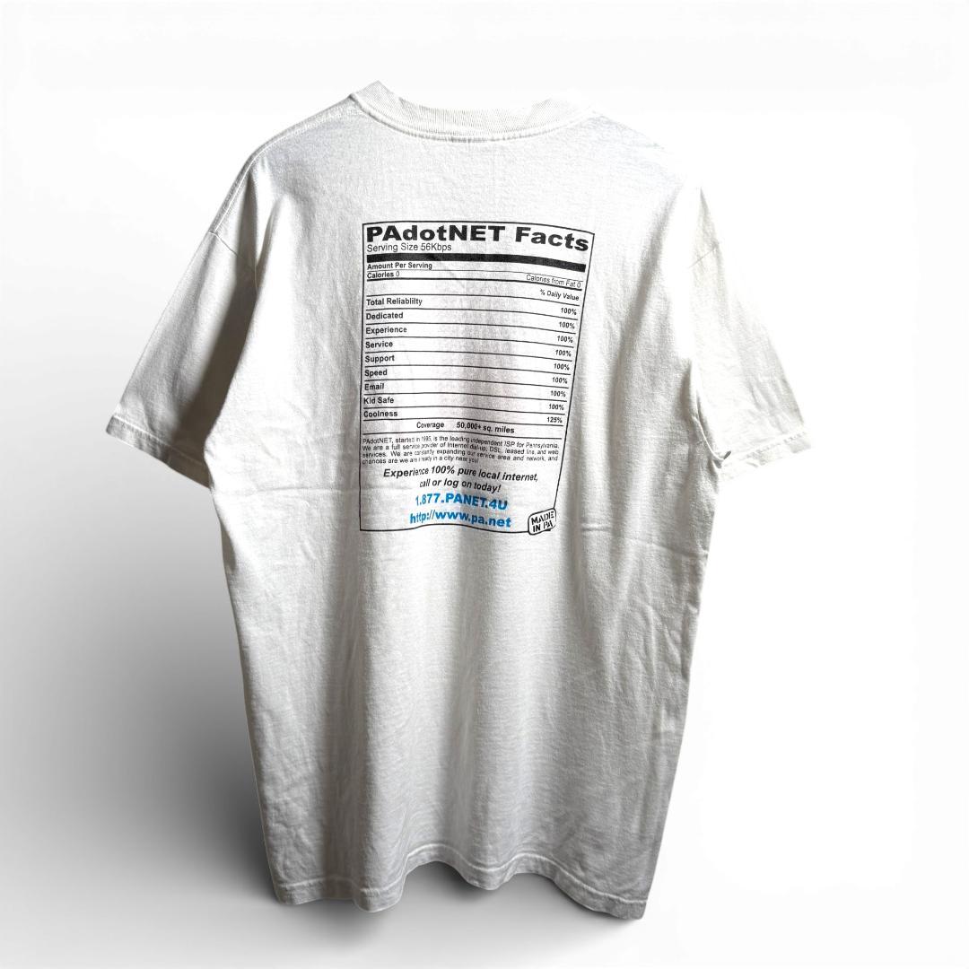 古着 90s USA製 ANVIL テック Tシャツ 企業 ホワイト D05