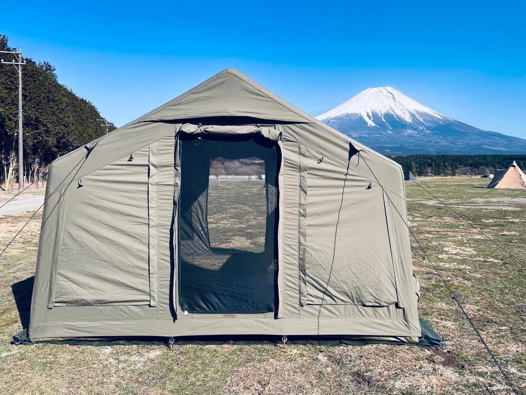 TOMOUNT 8㎡ インフレータブルテント TC エアーテント ポリコットン