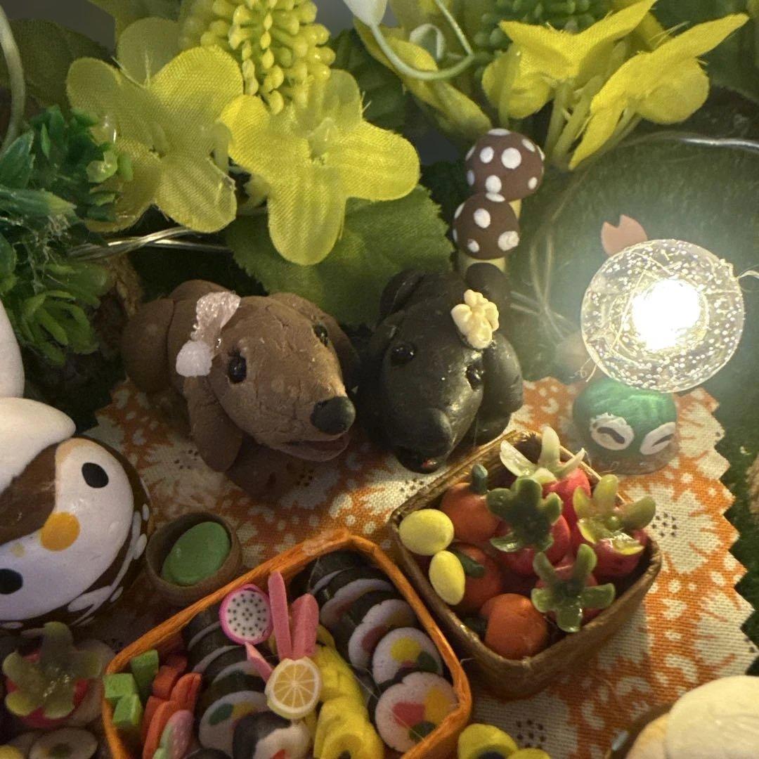 どんぐりアート♡春爛漫　みんな集まれ〜ほんわかお花見BIGオブジェ♡