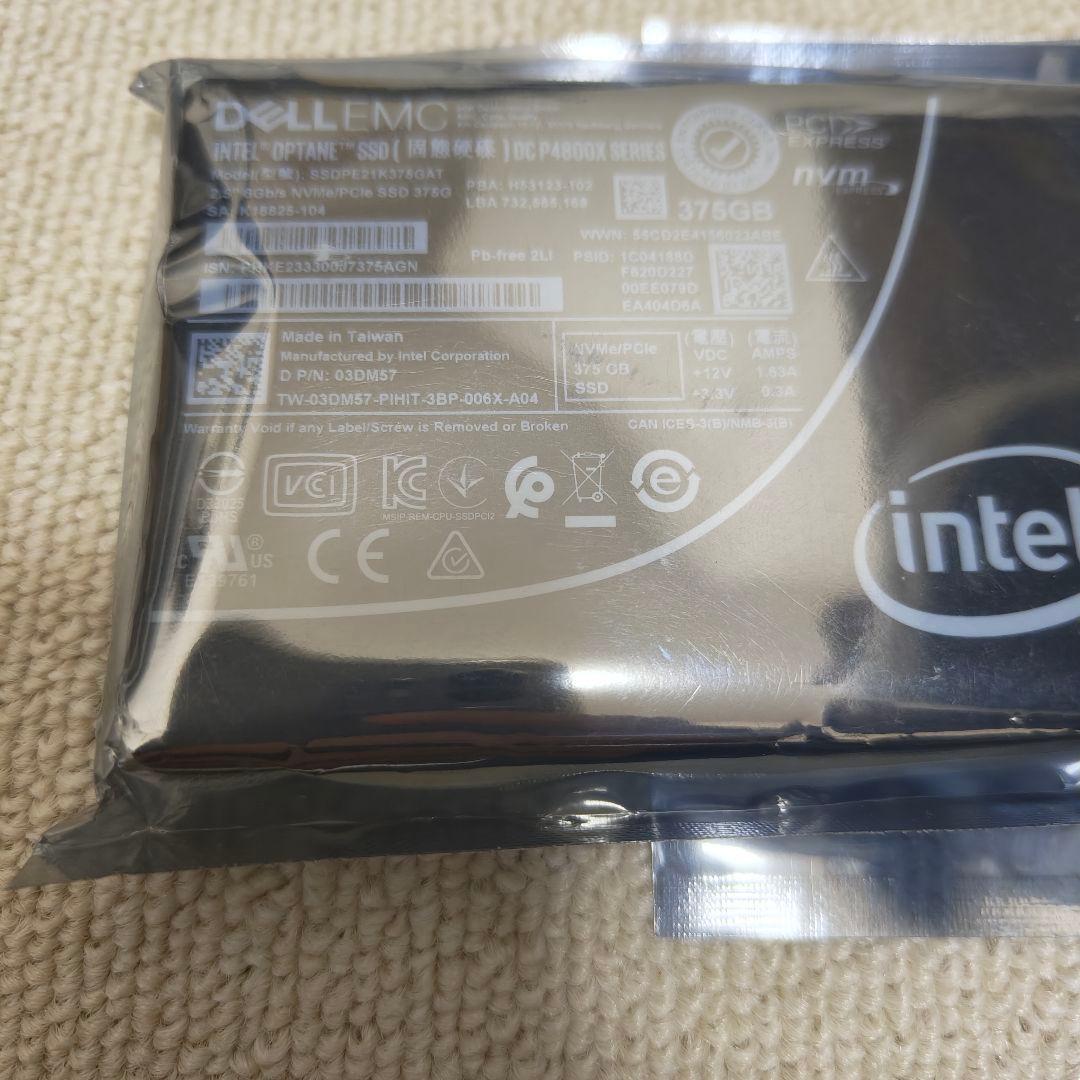 Optane P4800X 375GB新品+PCIE→U.2 動作/相性保証