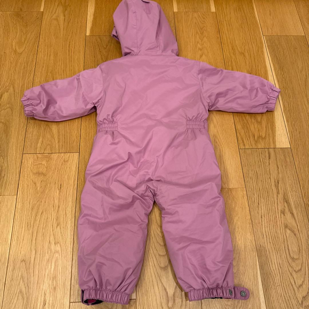 美品　mont-bell 子ども用スキーウェア 80サイズ ピンク