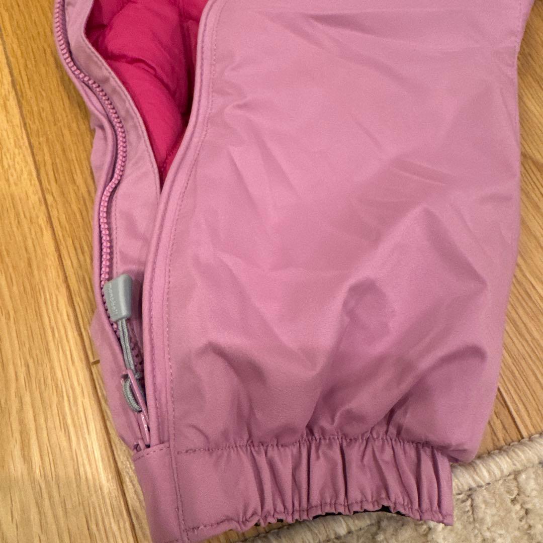 美品　mont-bell 子ども用スキーウェア 80サイズ ピンク