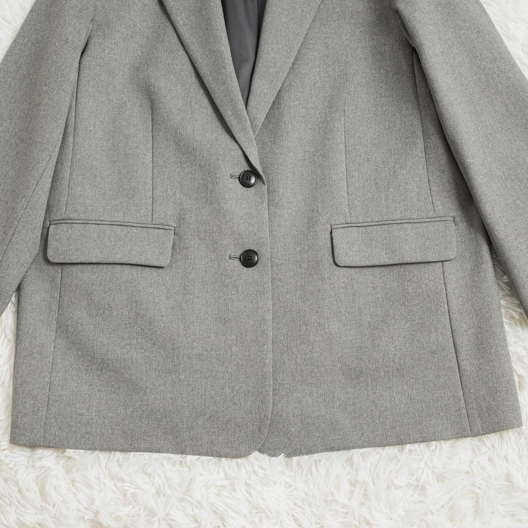 美品 SLOBE IENA 24AW PE SHARK ビッグジャケット グレー