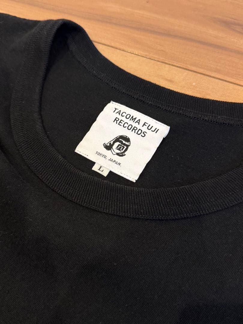 美品 タコマフジレコード NO MORE BEER Tシャツ ブラック Lサイズ