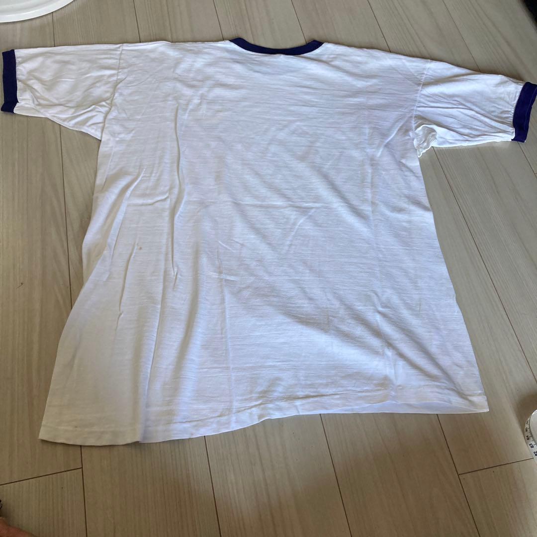 60s champion プロダクツタグ　bsa 染み込み　リンガー　tシャツ