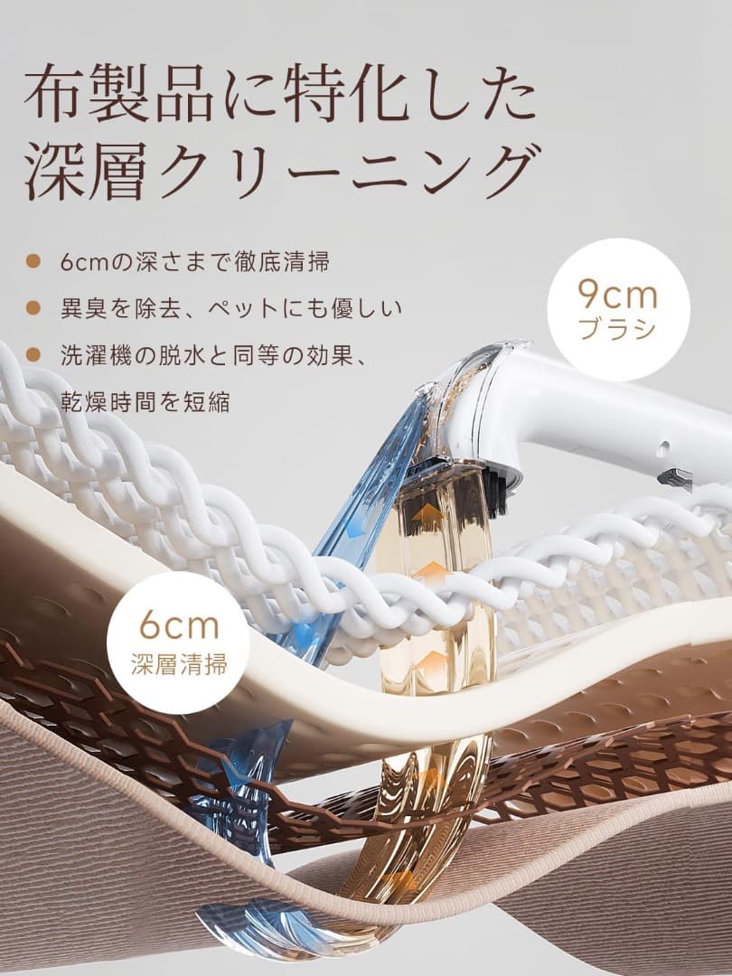 リンサークリーナー 超強吸引力 カーペットクリーナー 大容量水タンク 布洗浄機