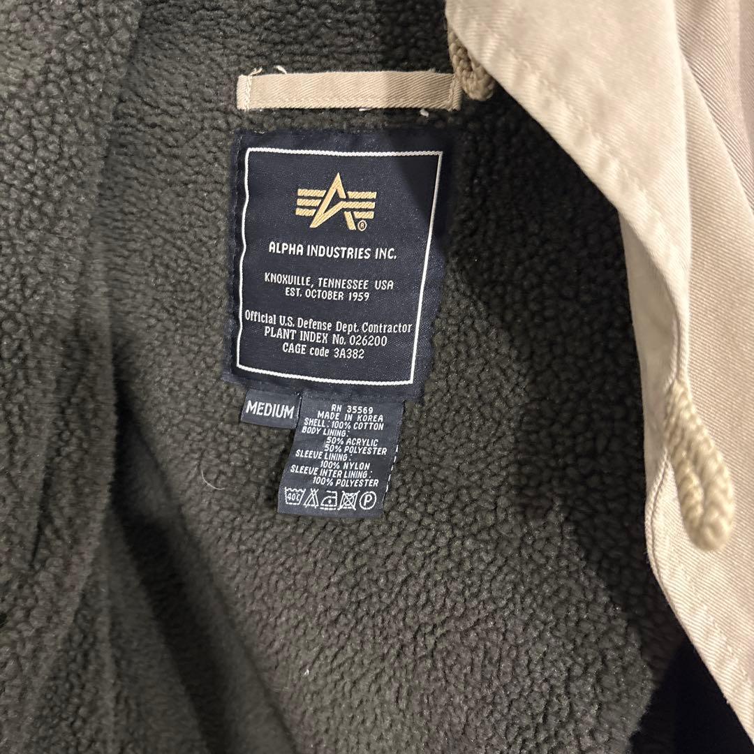 ALPHA INDUSTRIES モッズコート N-38 Mサイズ