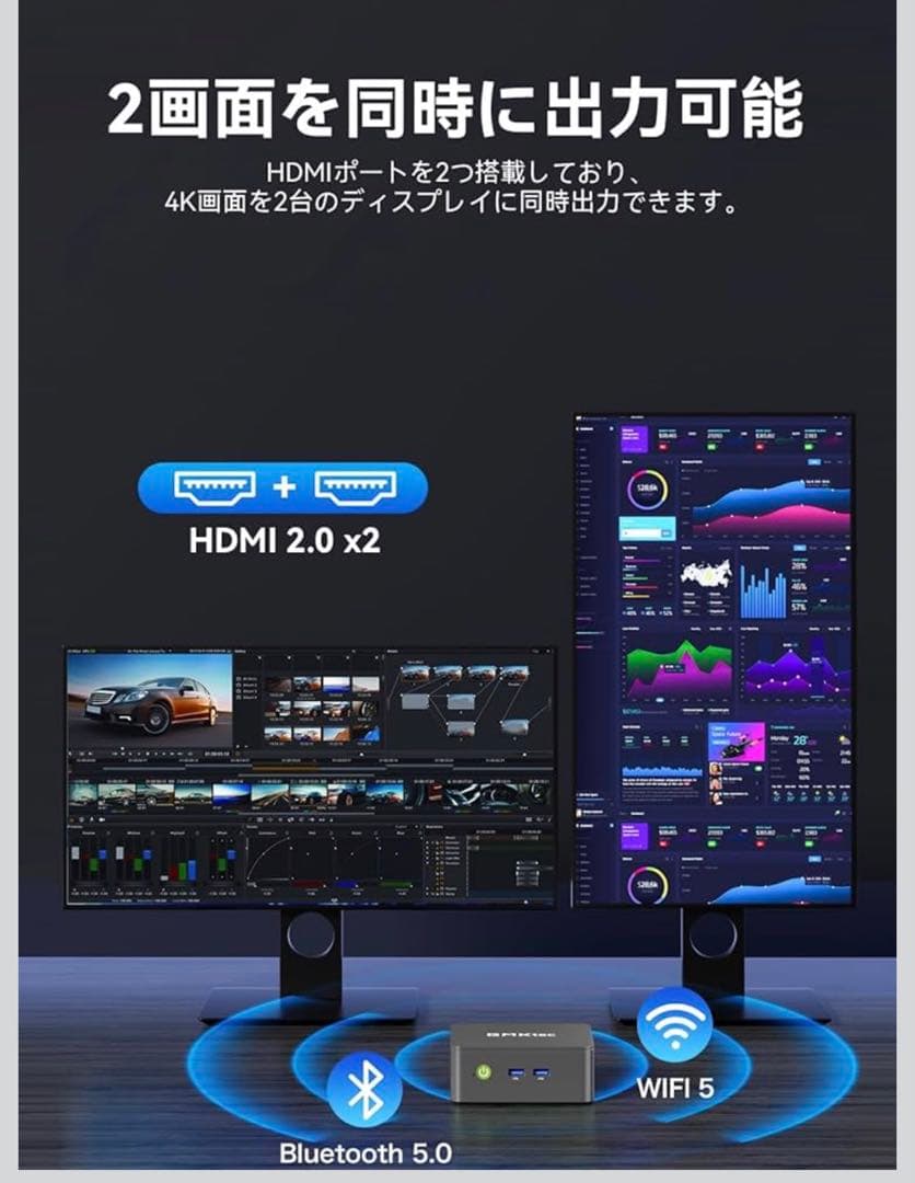 magritte中古美品★GMKtec 第12世代 Intel N95