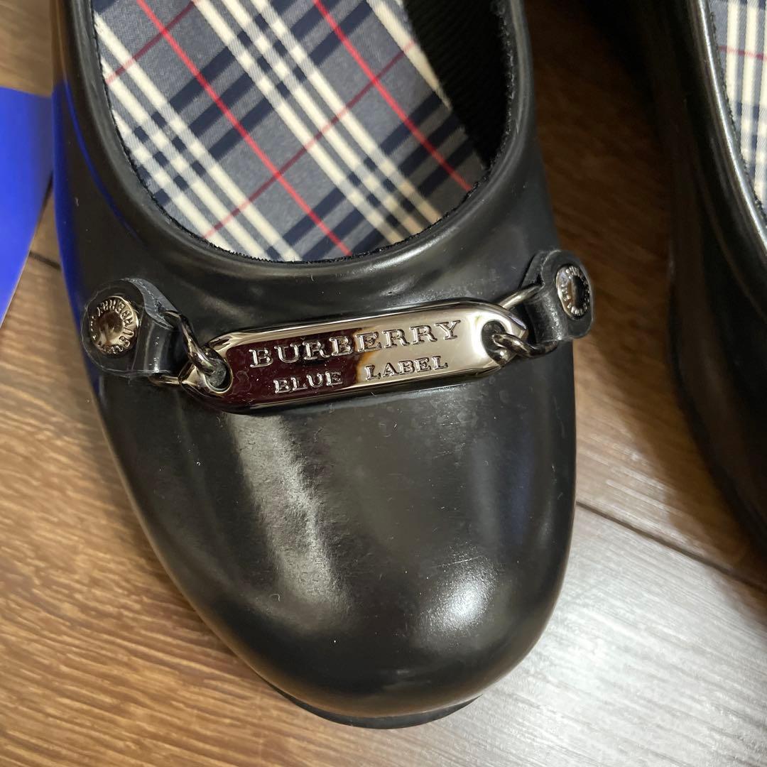 BURBERRY BLUE LABEL レインシューズ Mサイズ