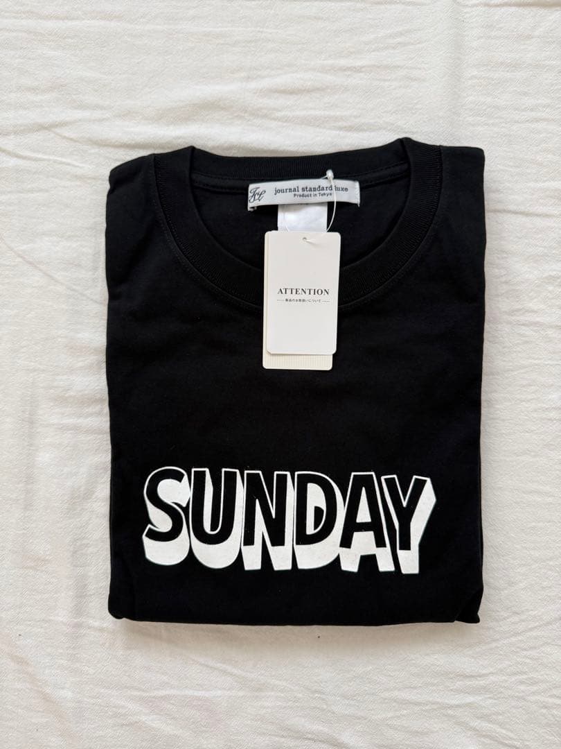 新品未使用 journal standard luxe SUNDAYロゴTシャツ