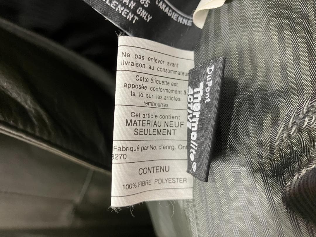 USED　美品！！DANIER　ダニエ　 ダークグリーン　レザートレンチコート