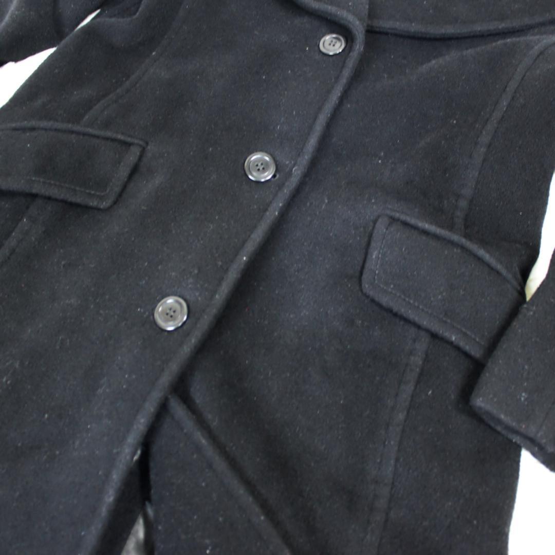 美品 マックスアンドコー ロングコート ウール カシミヤ ブラック MAX&Co