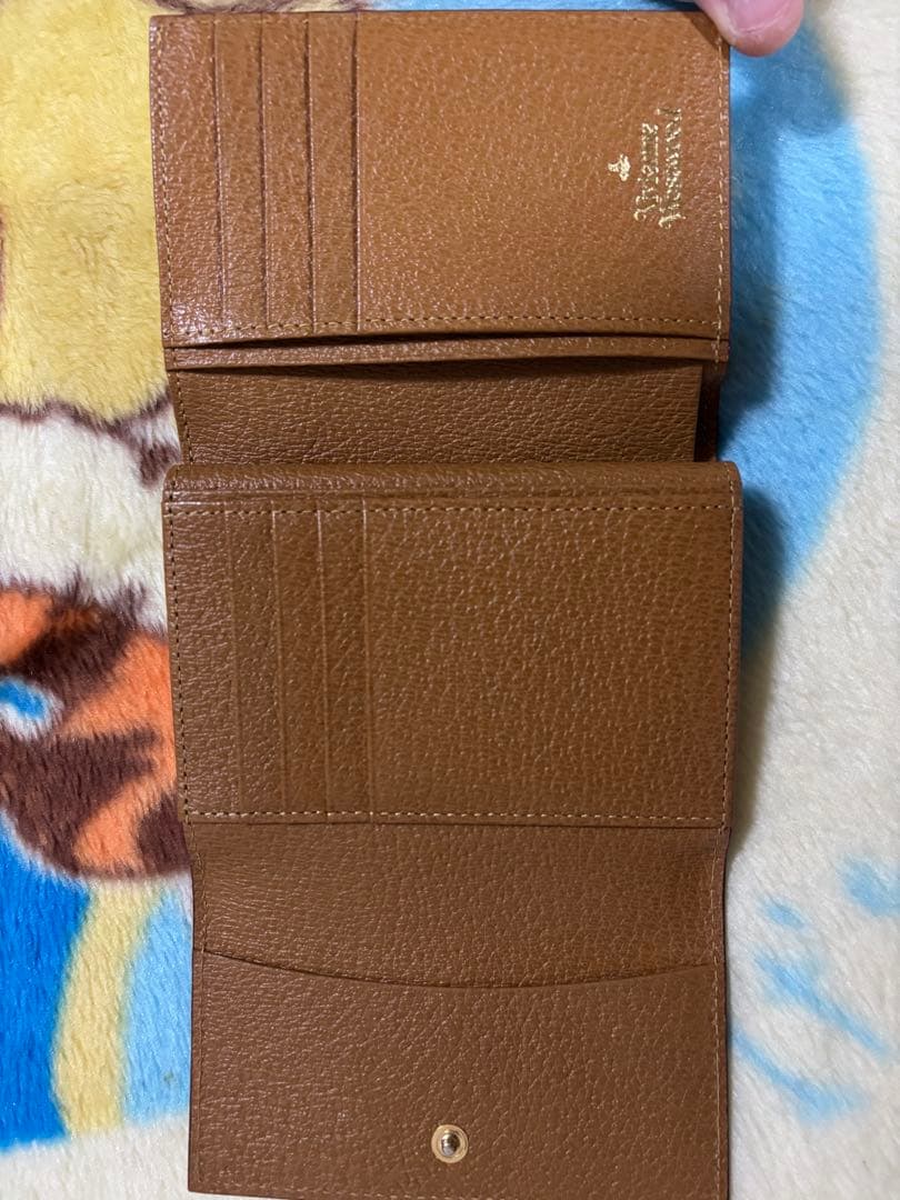 Vivienne Westwoodブラウンレザー三つ折り財布♡