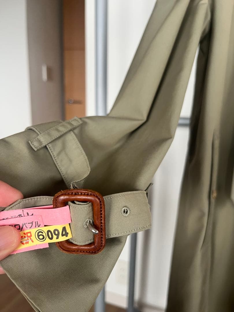 BURBERRYバーバリー ステンカラーコート ノバチェック カーキ レディース