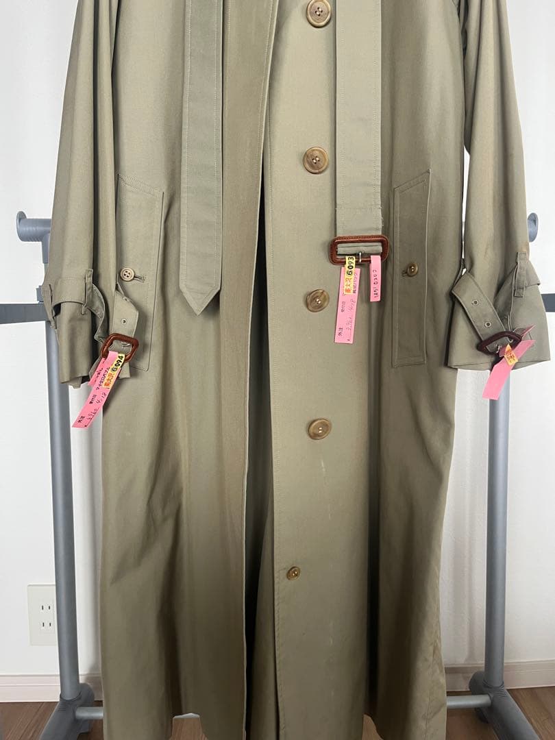 BURBERRYバーバリー ステンカラーコート ノバチェック カーキ レディース
