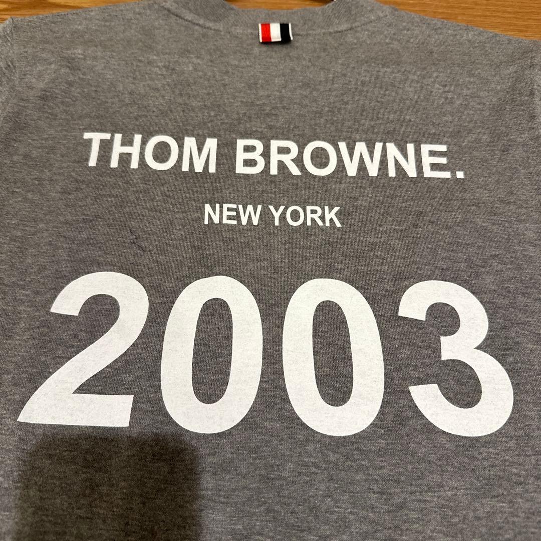 THOM BROWNE トムブラウン 2003 Tシャツ 42 グレー　M