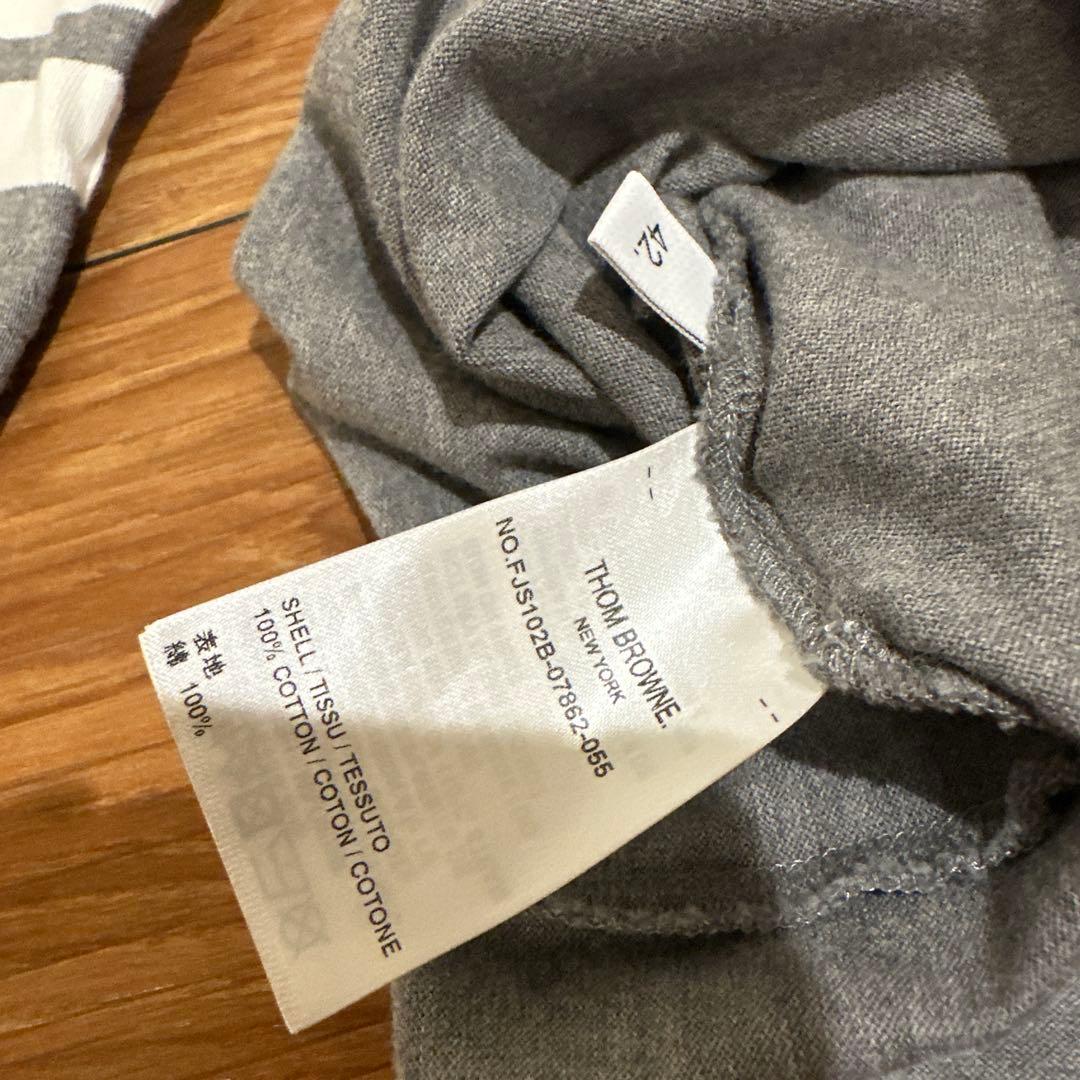 THOM BROWNE トムブラウン 2003 Tシャツ 42 グレー　M