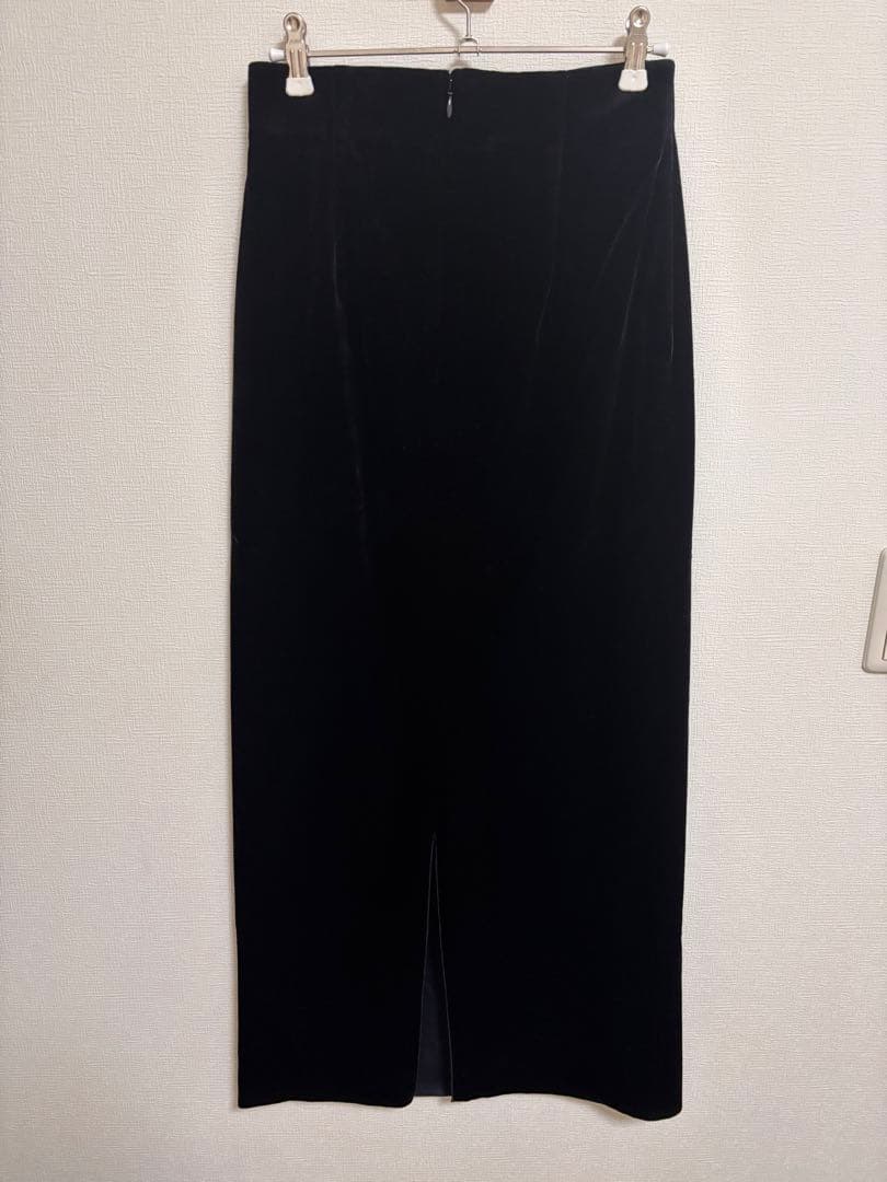 TODAYFUL Pencil Velour Skirt ペンシルベロアスカート